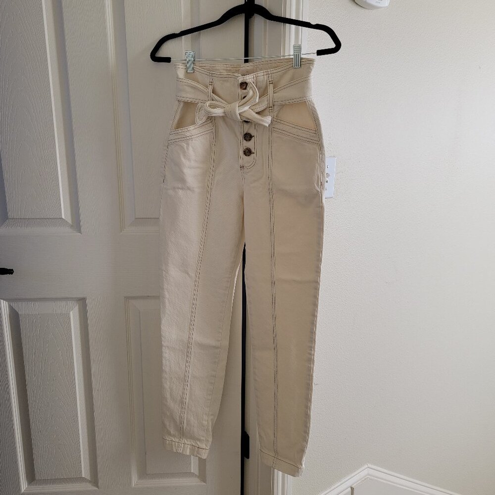 Sezane Maxime Trousers Écru